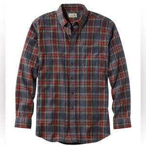 LIKE NEW: LLBean Scotch Plaid Flannel Shirt